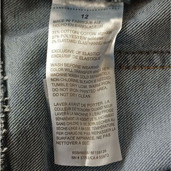 677921...Rafalla Denim Jeans Size 12, W30" 27"Inseam 11"Rise - Picture 6 of 6